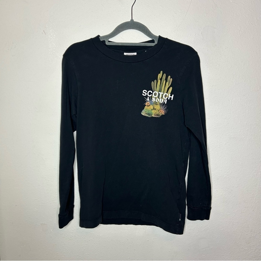 Scotch & Soda Black Long Sleeve Shirt